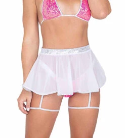 R-6010 - Mesh Skirt By Roma -Funky Lingerie Outlet 6010 91856.1685848207