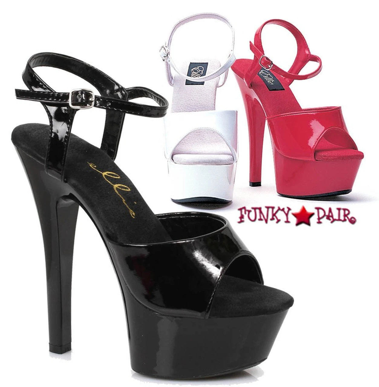 Platform Ankle Strap Sandals 601-Juliet 4 Platform Ankle Strap Sandals 601-Juliet - Image 2