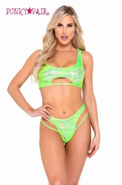 Roma R-6069 - Metallic Swirl Bottoms With Strap Detail -Funky Lingerie Outlet 6068 6069 NG 44924.1649305082