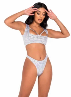 R-6072 - Shimmer Bottom By Roma -Funky Lingerie Outlet 6071 6072 Wht 15430.1649269199