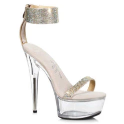 609-Anika, Platform Sandal With Rhinestones Cuff CLEARANCE 13 609-Anika, Platform Sandal With Rhinestones Cuff CLEARANCE -Funky Lingerie Outlet 609 Anika Gold 93325.1641584837