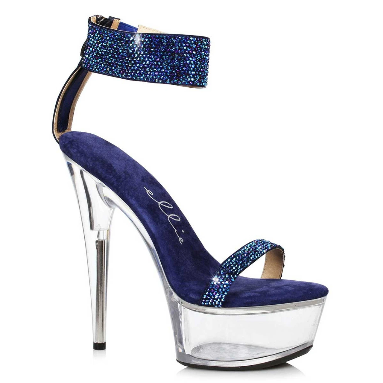 609-Anika, Platform Sandal With Rhinestones Cuff CLEARANCE 5 609-Anika, Platform Sandal With Rhinestones Cuff CLEARANCE - Image 3