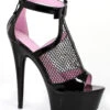 609-Cais 6 Inch Heel Net Cutout Sandal CLEARANCE 2 609-Cais 6 Inch Heel Net Cutout Sandal CLEARANCE -Funky Lingerie Outlet 609 Cais 75230.1468885527