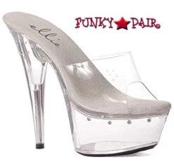 609-Harmony 6" Platform With Rhinestones CLEARANCE 11 609-Harmony 6" Platform With Rhinestones CLEARANCE -Funky Lingerie Outlet 609 Harmony Clear 76368.1663287114