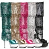 609-LADY, 6 Inch Stiletto Heel Sandal With Fringe CLEARANCE -Funky Lingerie Outlet 609 LADY 06124.1726067654