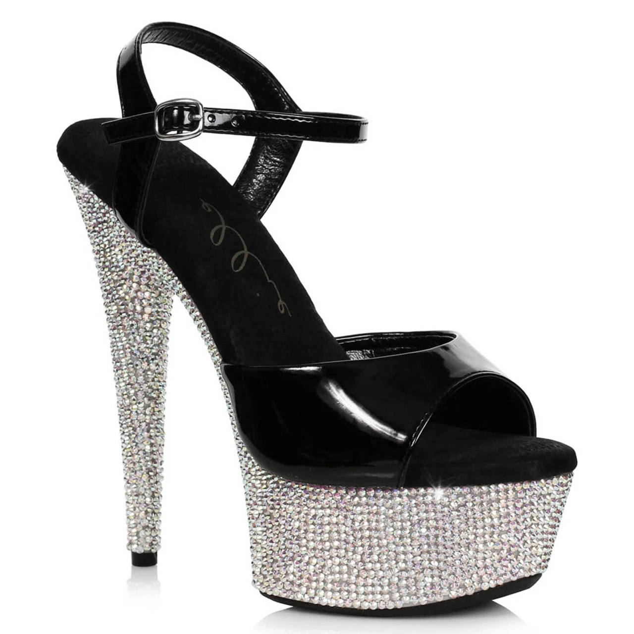 609-Maxine, Ankle Strap Rhinestones Sandal CLEARANCE 5 609-Maxine, Ankle Strap Rhinestones Sandal CLEARANCE - Image 3