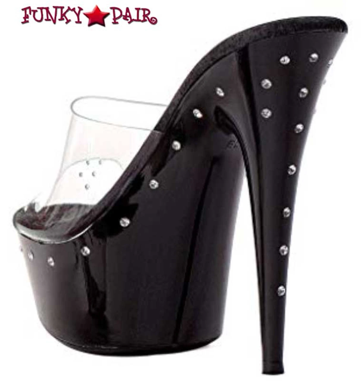 609-Harmony 6" Platform With Rhinestones CLEARANCE 6 609-Harmony 6" Platform With Rhinestones CLEARANCE - Image 4