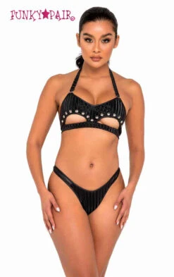 R-6119 - Studded Top With Underboob Cutout By Roma -Funky Lingerie Outlet 6119 6120 67992.1649432208