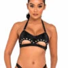 R-6119 - Studded Top With Underboob Cutout By Roma -Funky Lingerie Outlet 6119 68349.1649432290