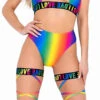 Roma R-6139 - Rainbow High-Waisted Shorts -Funky Lingerie Outlet 6138 6139 6144 68909.1650007058