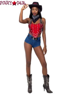 R-6196, Western Cowgirl Costume By Roma -Funky Lingerie Outlet 6196 FP 45519.1693433328
