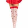 LA6217, Mushroom Thigh Highs -Funky Lingerie Outlet 6217 06 062 25024.1752774286