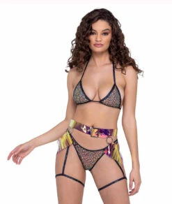R-6226 - Sequin Fishnet Garter Bottom By Roma -Funky Lingerie Outlet 6225 6226 6228 24505.1685687109