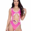 Roma R-6234 - Sequin Cutout Romper -Funky Lingerie Outlet 6234 6235 09027.1685828011