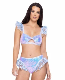 Roma R-6243 - Butterfly Sequin Shorts -Funky Lingerie Outlet 6242 6243 50259.1685688937