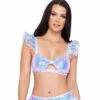 Roma R-6242 - Butterfly Sequin Top