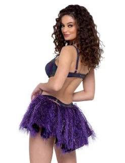 Roma R-6241 - Faux Fur Harness Skirt -Funky Lingerie Outlet 6249 6324 6241 Back 29126.1685688768