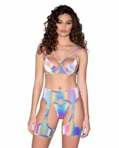 Roma R-6324 - Reflective Thong Bottoms -Funky Lingerie Outlet 6249 6324 6259 2 75540.1685765897