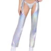 Roma R-6255 - Hologram Chaps With Belt -Funky Lingerie Outlet 6255 89719.1685766827