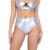 Roma R-6256 - Hologram High-Waisted Shorts -Funky Lingerie Outlet 6256 01860.1685766982