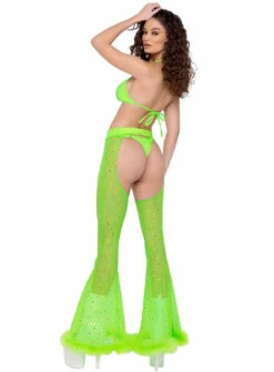 Roma R-6261 - Vinyl Cropped Tie-Top -Funky Lingerie Outlet 6261 6262 6263 Back 76550.1685770517