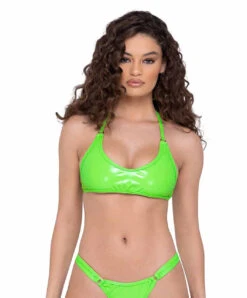 Roma R-6261 - Vinyl Cropped Tie-Top