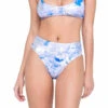 Roma R-6296 - Cloud Print High-Waisted Shorts -Funky Lingerie Outlet 6296 89536.1685803564