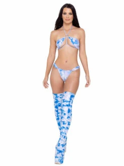 Roma R-6299 - Cloud Print Thong Bottoms -Funky Lingerie Outlet 6298 6299 70041.1685803744