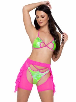 Roma R-6305 - Two-Tone Thong Back Shorts -Funky Lingerie Outlet 6304 6305 6233 74914.1685825244