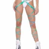 Roma R-6314 - Body & Leg Harness -Funky Lingerie Outlet 6314 Green Multi 64413.1685826035