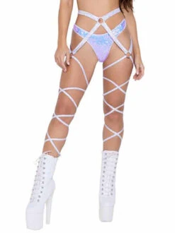 Roma R-6314 - Body & Leg Harness -Funky Lingerie Outlet 6314 white 1 72091.1685825982