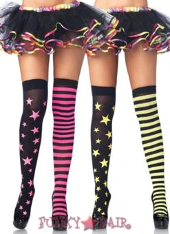 LA-6319, Stars And Stripes Stockings
