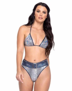 Roma R-6321 - Snake Skin High-Waisted Shorts -Funky Lingerie Outlet 6320 6321 24874.1685826489