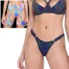 Roma R-6324 - Reflective Thong Bottoms -Funky Lingerie Outlet 6324 B 78596.1689746933