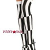 LA-6340, Opaque Striped Illusion Stockings -Funky Lingerie Outlet 634022007 front 95152.1534186623