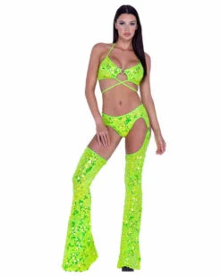 Roma PR-6412, Sequin Chap Shorts -Funky Lingerie Outlet 6411 6412 NY 55570.1714200606