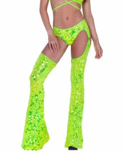 Roma PR-6412, Sequin Chap Shorts