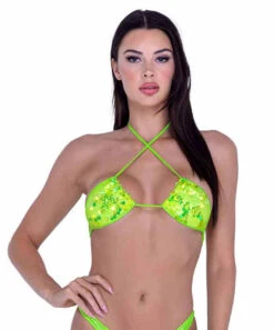 PR-6413, Sequin Bikini Top By Roma