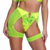 Roma PR-6422, Sequin Shorts With Mesh Chaps -Funky Lingerie Outlet 6422 NY 87207.1714079363