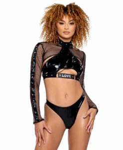 Roma PR-6483, Vinyl Thong Back Shorts -Funky Lingerie Outlet 6501 6502 6483 92783.1714083239