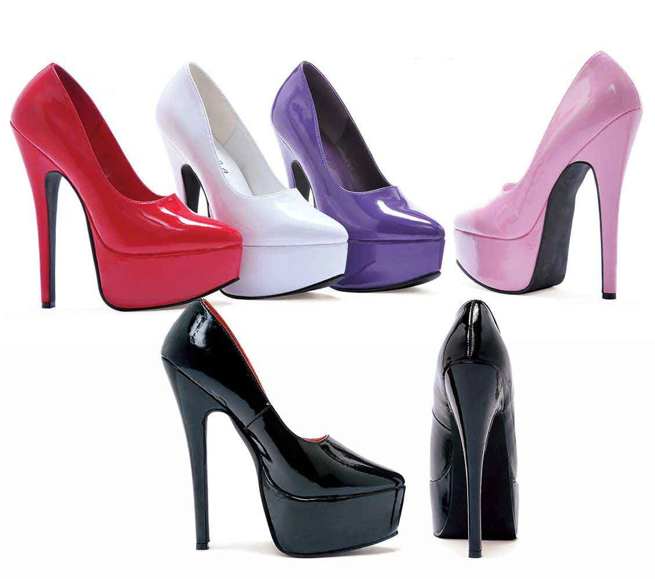 652-Prince 6.5" Fetish Platform Pumps CLEARANCE 3 652-Prince 6.5" Fetish Platform Pumps CLEARANCE