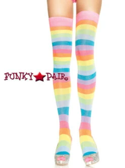 LA-6600, Acrylic Rainbow Thigh High