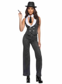 Roma R-6609, Gorgeous Gangster Costume -Funky Lingerie Outlet 6609 90296.1757043174