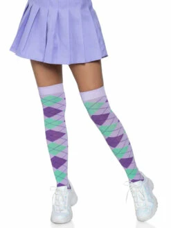 LA-6627, Argyle Knit Over The Knee Socks By Leg Avenue 11 LA-6627, Argyle Knit Over The Knee Socks By Leg Avenue -Funky Lingerie Outlet 6627 01 076 84118.1657927114
