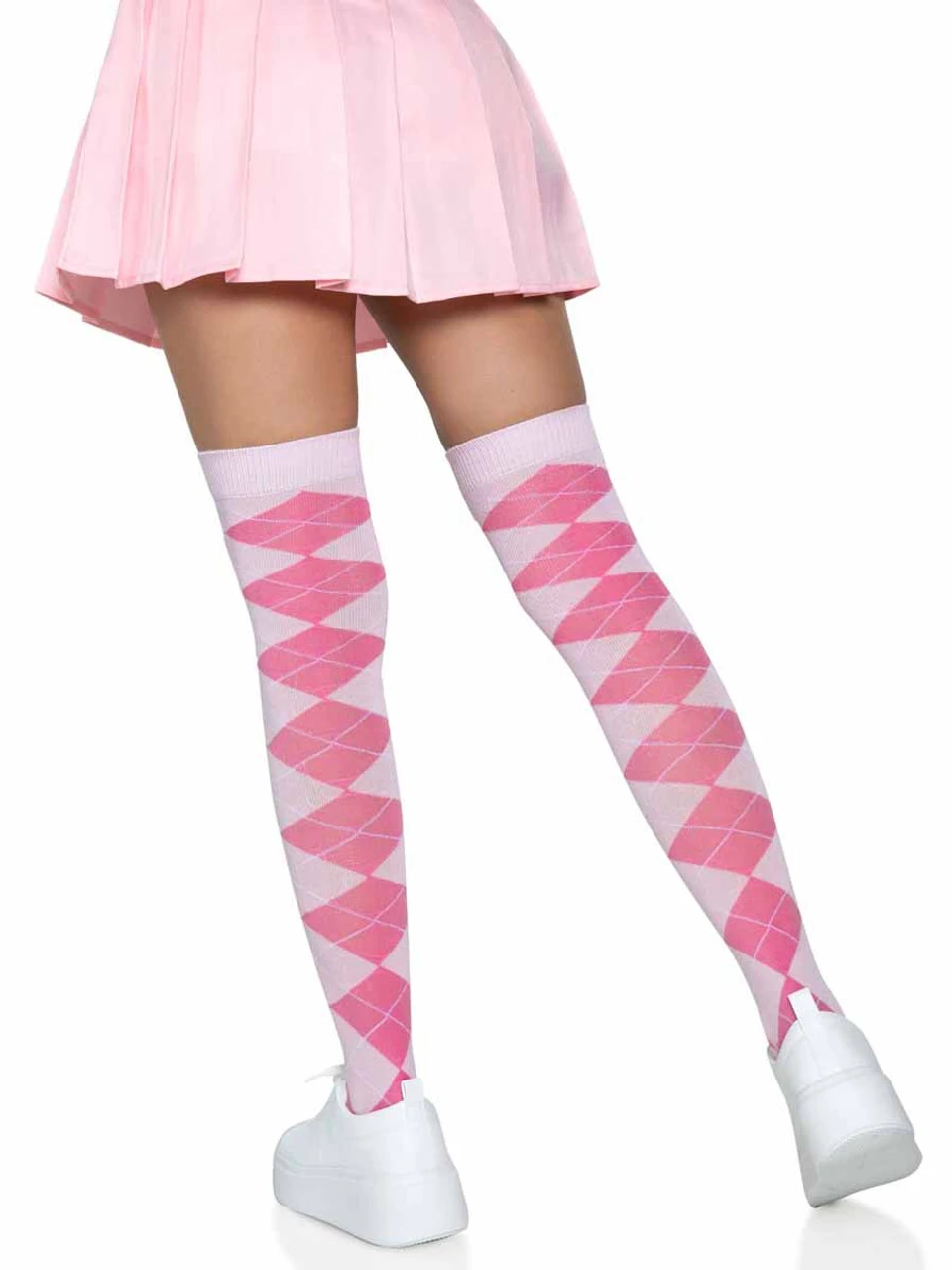 LA-6627, Argyle Knit Over The Knee Socks By Leg Avenue 4 LA-6627, Argyle Knit Over The Knee Socks By Leg Avenue - Image 2