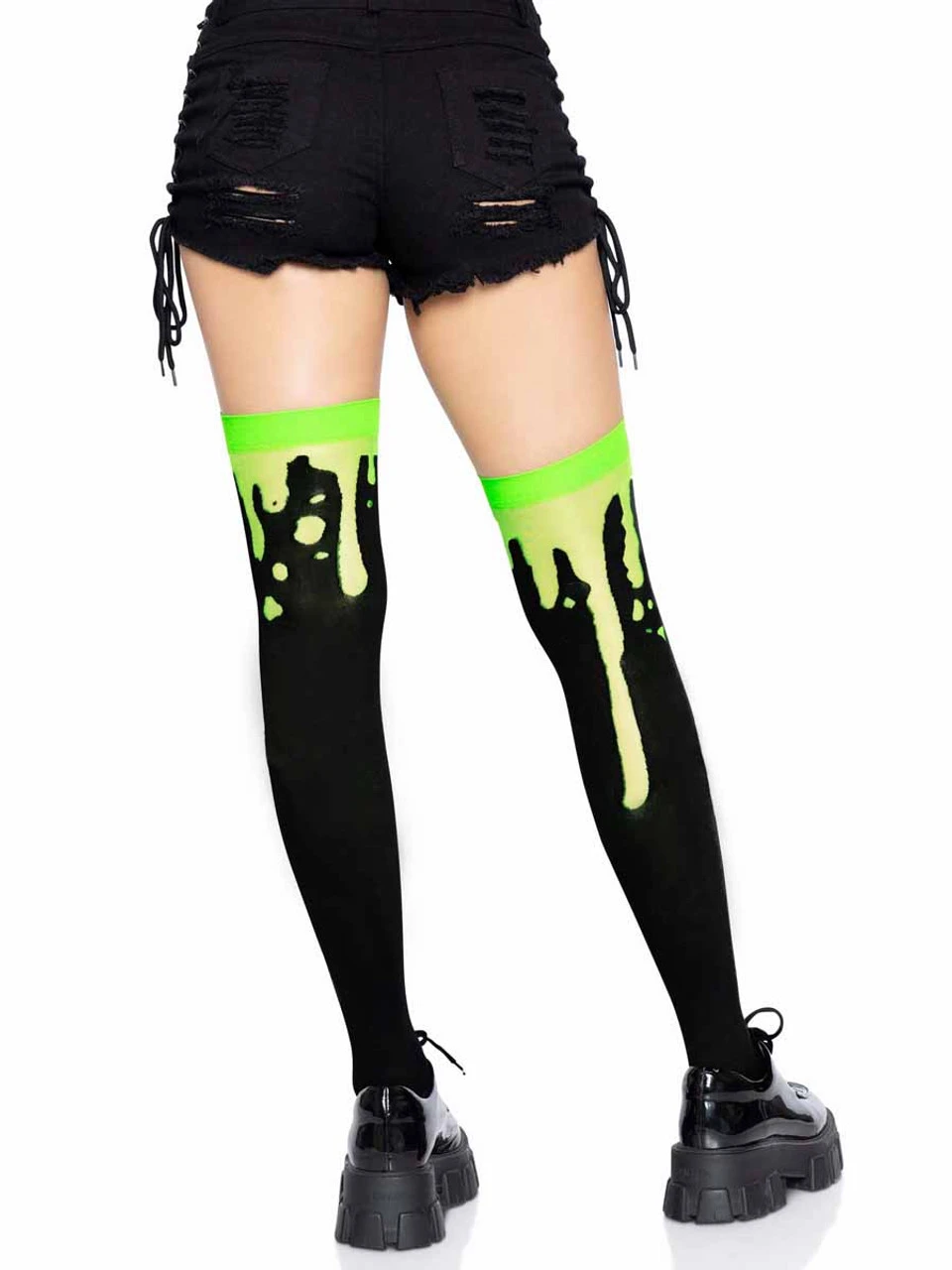 LA-6639, Splatter Thigh Highs By Leg Avenue 6 LA-6639, Splatter Thigh Highs By Leg Avenue - Image 4
