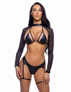 R-6657, Mesh Shrug By Roma