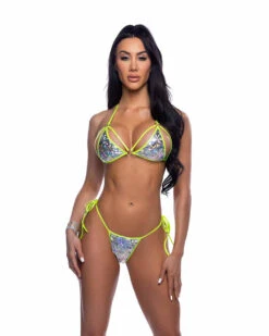 Roma R-6654, Metallic Foil Bikini Set