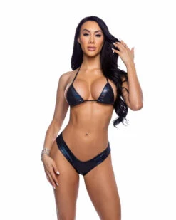 R-6658, Shimmer Short Set By Roma -Funky Lingerie Outlet 6658 Blk 40434.1751417330