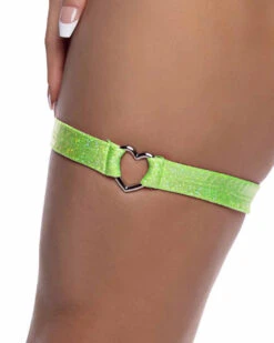 Roma R-6659, Garter With Heart Shape Ring